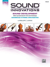 Sound Innovations: Sound Development for Advanced String Orchestra Violin string method book cover